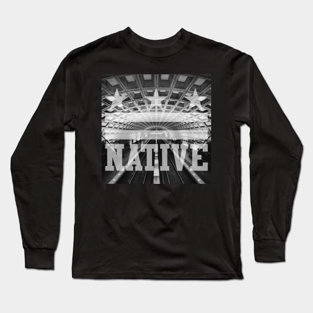 DistrictNative on the METRO Long Sleeve T-Shirt by districtNative